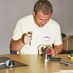 jimmy working on a pump