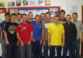 Students that completed NVQ level 3 in March 2007