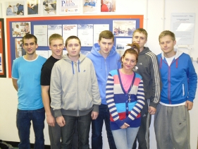 Students that completed NVQ level 3 in April 2010